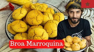 Broa Marroquina de Fubá Uma Receita Tradicional simples dos Tempos Antigos [upl. by Oileduab]