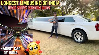 Car nhi ₹3cr ka Ghar hai yeh Imported Chrysler Limousine in India 👌 [upl. by Fugere663]