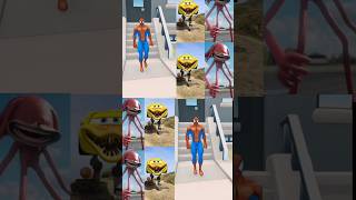 shorts animation93 McQueen shonic spiderman robots coffin dance song cover shorts [upl. by Navy]