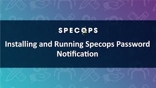 Installing and Running Specops Password Notification [upl. by Abshier]