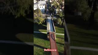 Bellinzona musica piano drone travel dji fiume ticino swiss love views [upl. by Eneleoj]