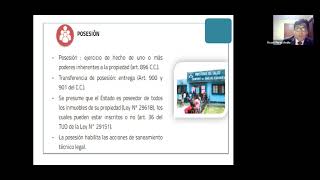 Saneamiento físico legal y su inscripción en el registro de predios [upl. by Viv779]