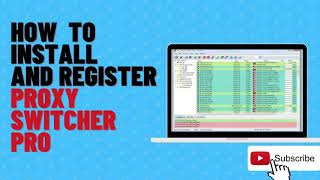 How to Install and Register Proxy Switcher PRO  2020 [upl. by Leciram]