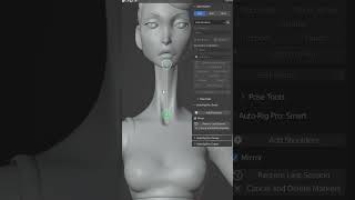 quick and easy rig in Blender Syncatto  Blossom blenderustad [upl. by Lener592]