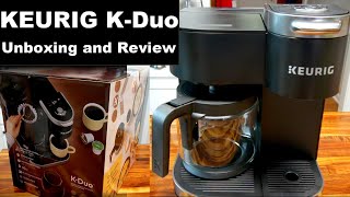 Keurig KDuo Coffee Maker Unboxing Review and Demo [upl. by Benjamin]