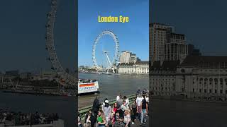 London Eye  London UK vlog travel london shorts [upl. by Kain327]