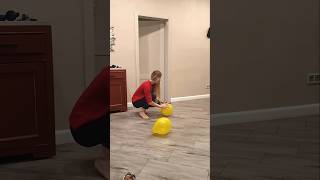 A short comedy video about pets in which a little doggie finds yellow balloons pets​ dogs​ [upl. by Aural]