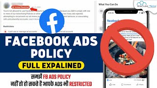 Facebook Advertising Policies You Must Know 🤯  Facebook Ad Account Disabled 🚫 [upl. by Alrzc]