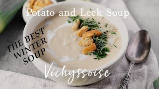 Potato and Leek Soup  Vichyssoise شوربة بطاطس والكراث [upl. by Cordy]