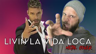 Ricky Martin  Livin La Vida Loca Shrek 2  Jon Winchester Metal Cover [upl. by Ecirtap338]