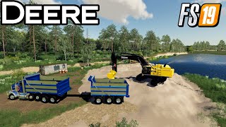 FS19 DEERE 670G EXCAVATOR AND MORE RASSVET MAP FARMING SIMULATOR MODS [upl. by Auvil]