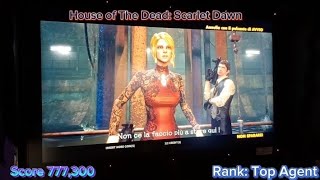 House of The Dead Scarlet Dawn Score 777300 Rank Top Agent 27072024 [upl. by Bergman196]