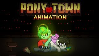 Pony Town Animation He got my slice of pizza [upl. by Acimaj]