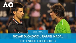 Novak Djokovic v Rafael Nadal Extended Highlights  Australian Open 2012 Final [upl. by Caprice]