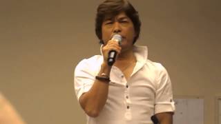 Toru Furuya doing Yamchas attack Animazement 2014 [upl. by Rivers]