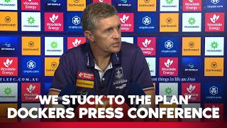 Longmuir proud of opening round win  Fremantle Dockers Press Conference  Fox Footy [upl. by Freda]