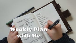 weekly plan with me  b6 Stalogy  minimal planner  minimalist planner  Nicole Makes Plans [upl. by Skippie916]