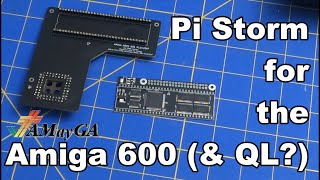 Quick Clip PiStorm for My Amiga 600 and for My Sinclair QL  AMayGA [upl. by Burnight835]