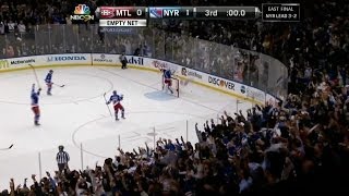 Rangers Win 2014 Eastern Conference Finals Final 30 seconds Postgame [upl. by Yrelle]