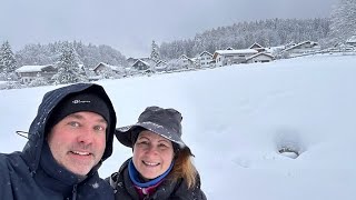 Winterwanderung im Bayerischen Wald Panoramarundwanderweg in Bodenmais mit extrem viel Schnee [upl. by Timmons]