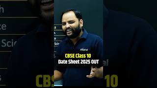 CBSE Board Exam Date Sheet 2025 OUT🔥 CBSE Date Sheet 2025 Class 10 shorts class10 esaral [upl. by Davies]