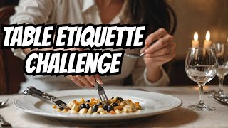 Exposing the Table Manners Enigma style facts essentialstyletips [upl. by Airdnazxela854]