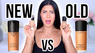 NEW VS OLD MAC REFORMULATED MY HOLY GRAIL STUDIO FIX FOUNDATIONis it RUINED😡 [upl. by Itoyj]