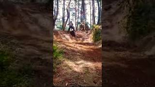 satria panto  shortvideo trabas trail [upl. by Llennol669]