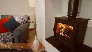 Herald 5 Eco 2022 Wood Burning Stove  Hunter Stoves [upl. by Nnasor]