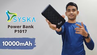 Syska Power Gain  P1017 ⚡ Syska Power Bank 10000mah  Best 10000mah Power Bank  GJ Tech [upl. by Eiger]