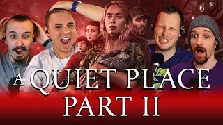 A QUIET PLACE PART II 2020 MOVIE REACTION  First Time Watching [upl. by Eiveneg]