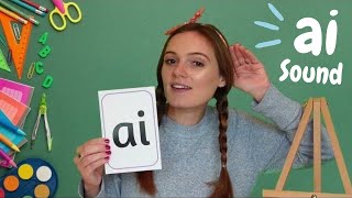 ai Sound Phonics  Learn to Read with ai Words  British Teachers Phonics Lesson [upl. by Esilahc655]