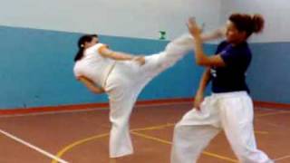 kumite karate sara e deby [upl. by Lleirbag59]