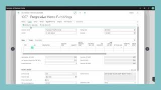 Create a Sales Invoice in Dynamics 365 Business Central [upl. by Ingra]