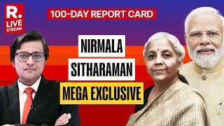 LIVE Nirmala Sitharaman Speaks To Arnab On PM Modis 100Day Report Card  Nation Wants To Know [upl. by Raven791]