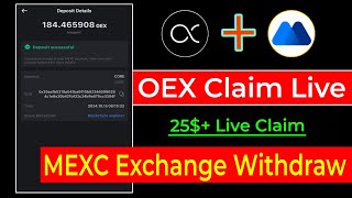 OpenEx Live Claim Done  OEX Withdraw Received  OEX Live Payment  Instant Claim amp Sell Complete [upl. by Fremont]