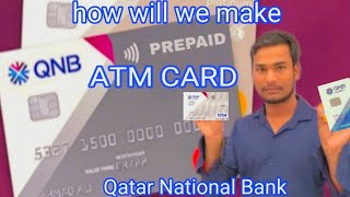 QNB Prepaid Card Register  Qnb opening account  Qatar National Bank  Qnb atm card [upl. by Cida806]