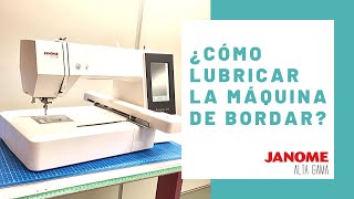 Janome MC500e  Lubricación y cuidado [upl. by Eneloc]