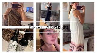 DENEMELİ ALIŞVERİŞİM  TOZ ALMA  DETAYLI CİLT BAKIMI  GÜNLÜK VLOG [upl. by Arrais]