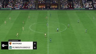 Watford vs Plymouth Argyle 27082024 EFL Cup EA FC 24 [upl. by Berns666]