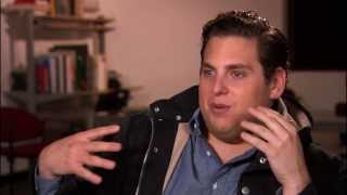 The Wolf of Wall Street Jonah Hill quotDonnie Azoffquot On Set Interview  ScreenSlam [upl. by Loftus401]