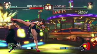 Street Fighter IV  ChunLi Arcade Playthrough 12 HD [upl. by Lynna]