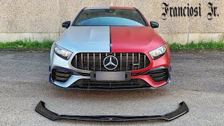 HOW TO INSTALL THE MAXTON DESIGN FRONT SPLITTER V1 ON A MERCEDESBENZ AMG A45 S 4MATIC 2020 [upl. by Aibat]