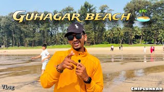 Guhagar Beach Vlog 🏝️ Exploring Guhagar beach  must visit this beautiful beach konkan ratnagiri [upl. by Salamone]