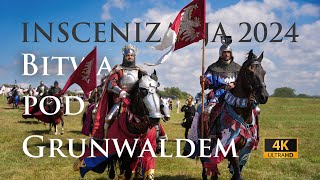 Bitwa pod Grunwaldem  Battle of Grunwald  Tannenberg  inscenizacja 2024 [upl. by Eicam]