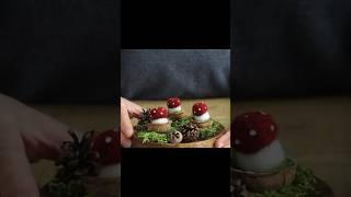 Mini Pilze filzen 🍄 zauberhafte Herbst  und Adventsdeko tutorial diy decoration [upl. by Aehtla]