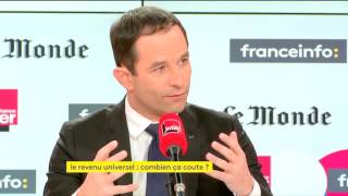 Benoît Hamon sur le financement du revenu universel [upl. by Nylrem]