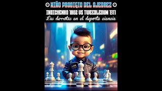 Niño Prodigio del Ajedrez Indichenko 1802 Vs Tweedledum 1311🤯🖖🏻😎♟🔥 [upl. by Silberman]