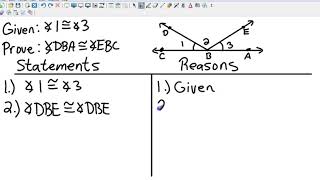 Big Ideas Geometry 2 5 Proving Statements for Segments and Angles [upl. by Notnilc]