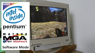 Unreal 1 1998 gameplay on iPentium MMX 200Mhz and Matrox MGA Millennium [upl. by Chill981]